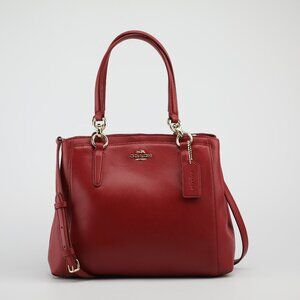 Coach Small Christie Crossgrain Leather Carryall